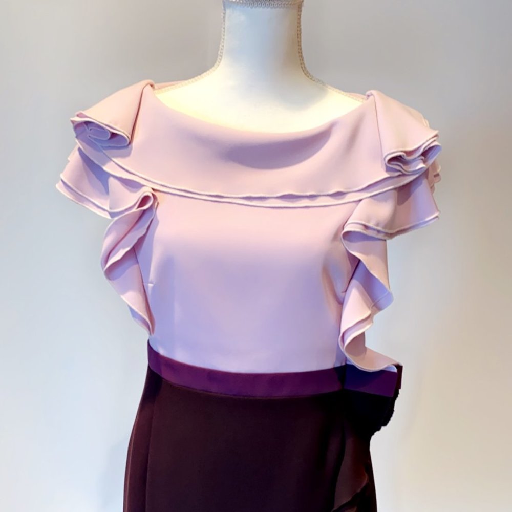 Lavender and Plum Dress